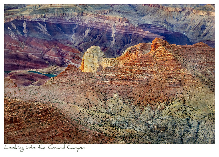 Click to purchase: Looking into the Grand Canyon
